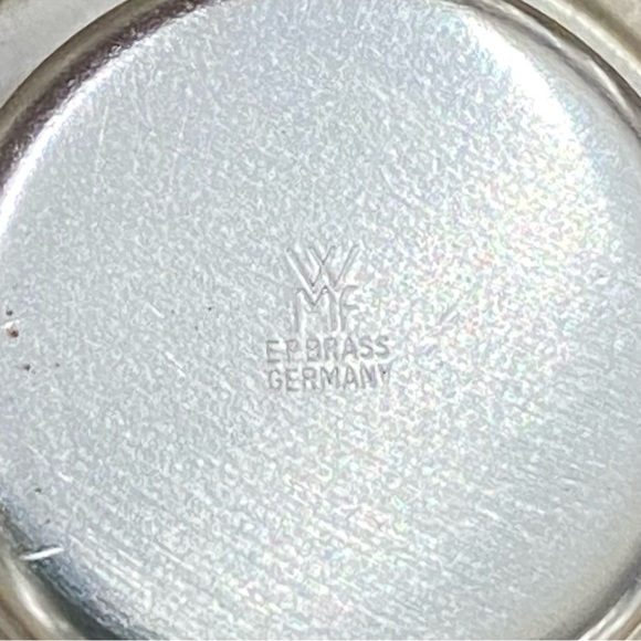 Pair Of Vintage WMF EP BRASS GERMANY Silver Plate Candle Holders - Picture 12 of 13